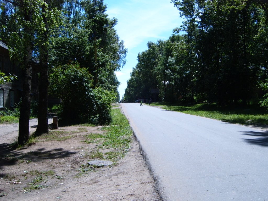 Белый Городок. Главная улица