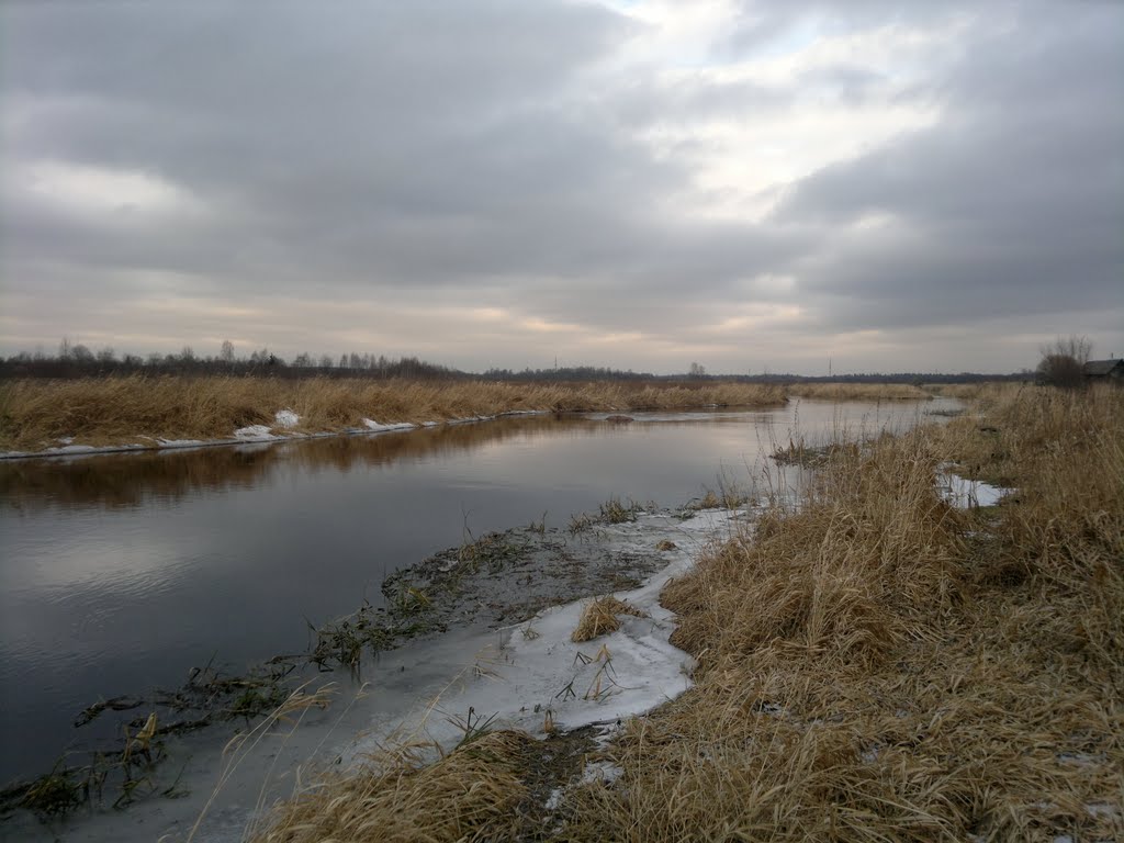 Река Березайка в Дубровке
