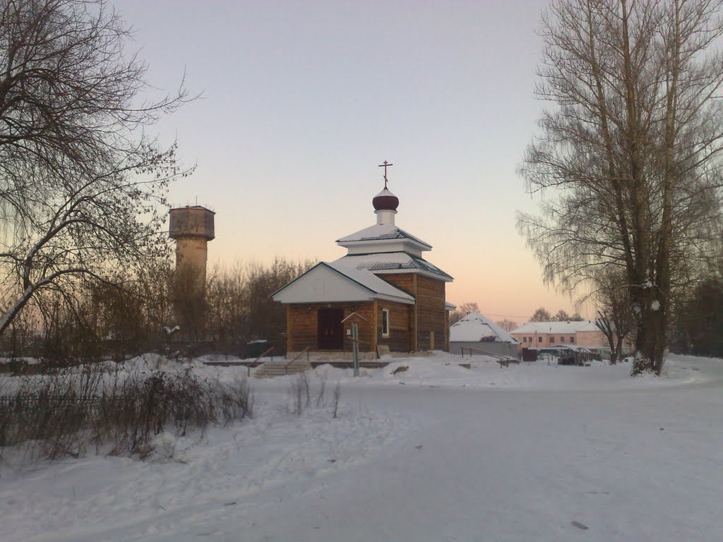 Церковь в посёлке озерки (church in the village Ozerki)
