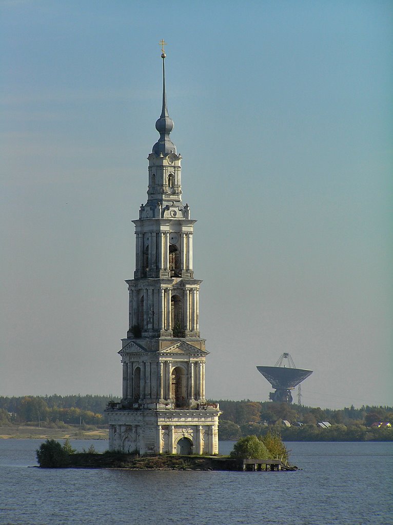 Old and new at Kalyazin