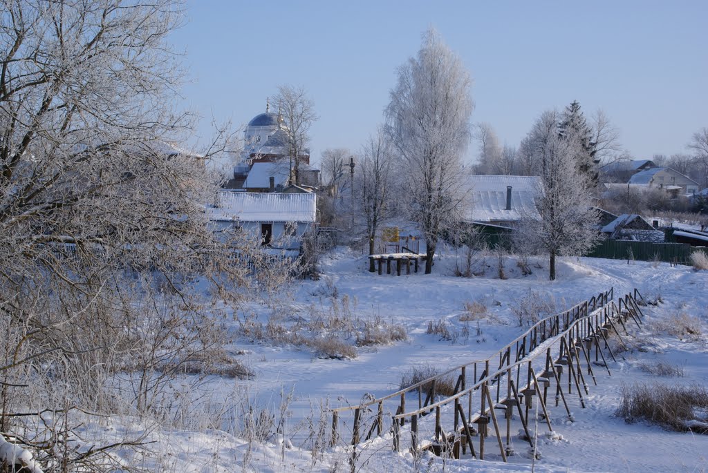 г. Кашин, дорога к храму