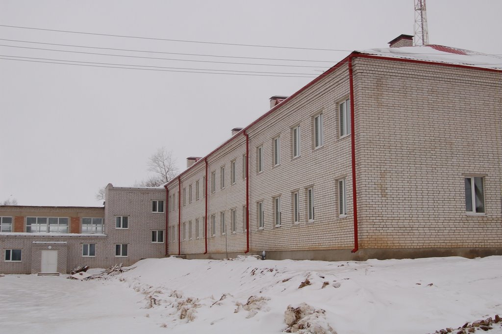 Новое здание школы январь 2008