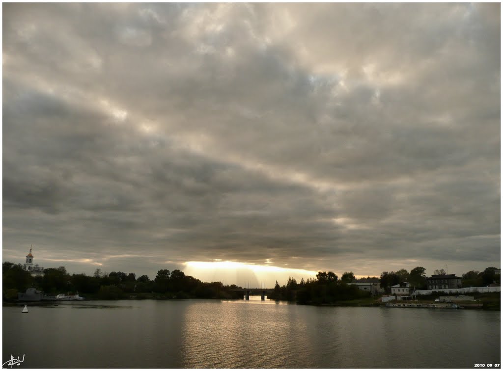 Kimry - ponte no afluente do volga- Russia .τ®√ℓΞΛج