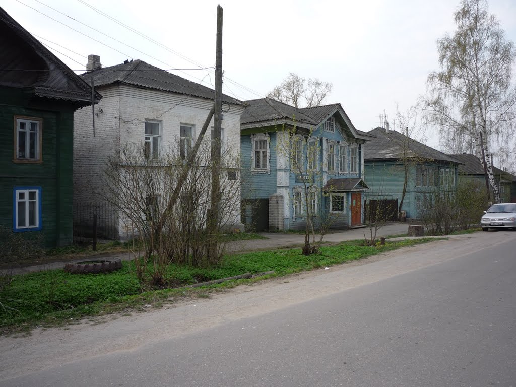 Тверская область, город Красный Холм, улочка старинная