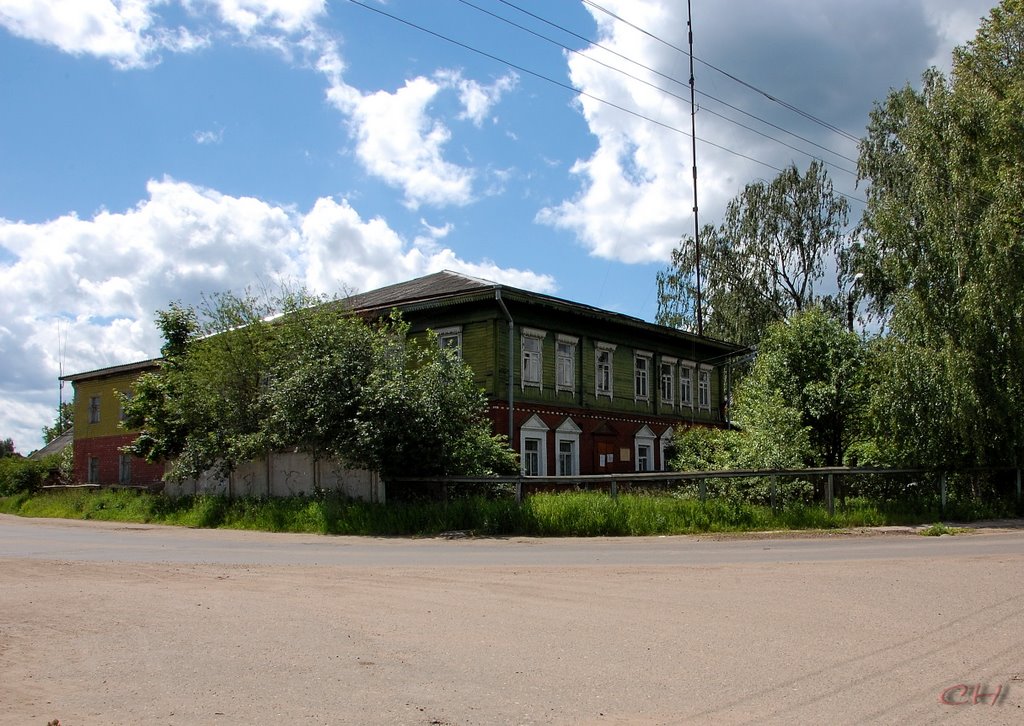 Максатиха. Перекрёсток