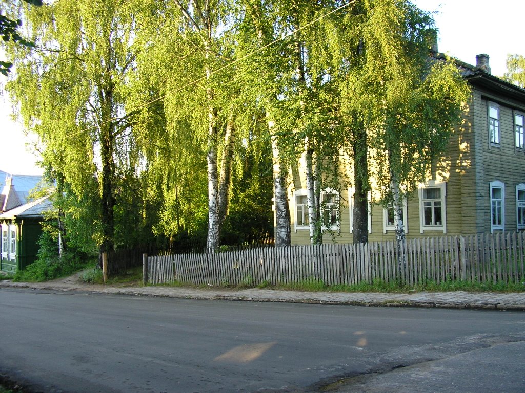 Ул. Красноармейская, Максатиха___ Krasnoarmeyskaya street, Maksatikha