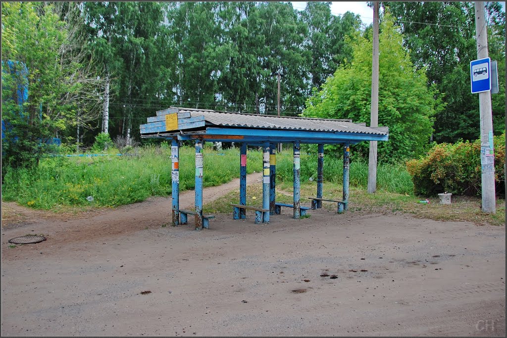Максатиха. Остановка