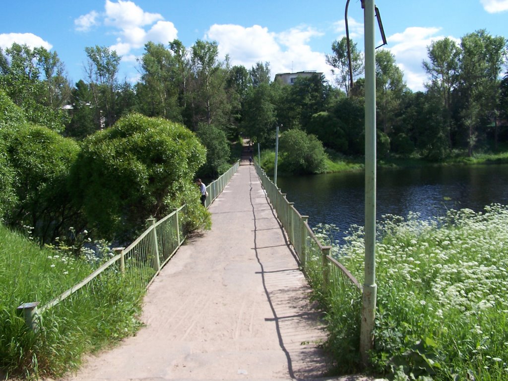 Пешеходный мост через Семиковку