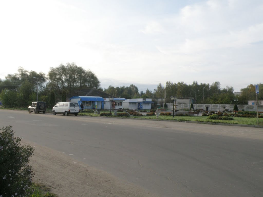 Оленино. Сквер. Olenino. Public garden