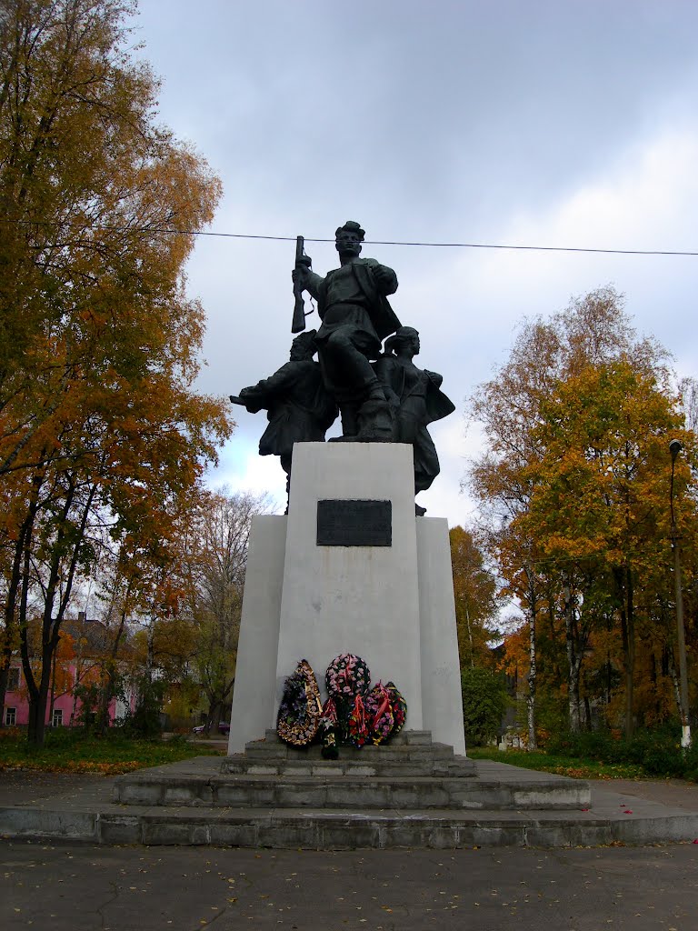 Partisan Statue in Ostashkov