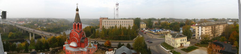 вид из номера 902  гостиницы Ржев - panorama