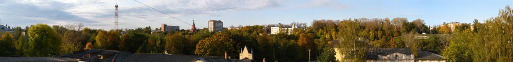 вид из кабинета 421 поликлиники - panorama