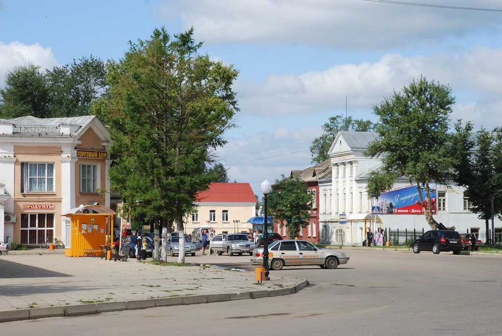 Селижарово. На торговой площади.