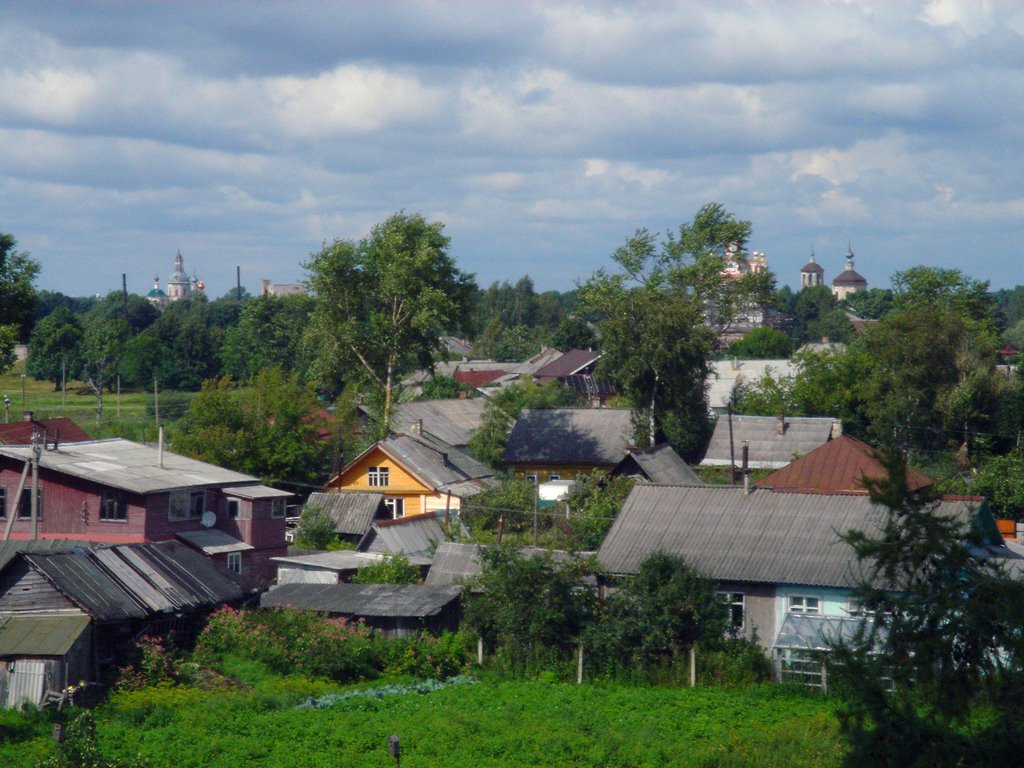 Toropets, панорама с вала кремля