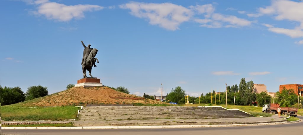 statue on the street