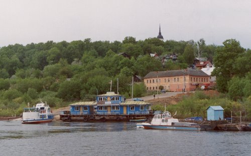 Stick "Kaluga" on the river Oka