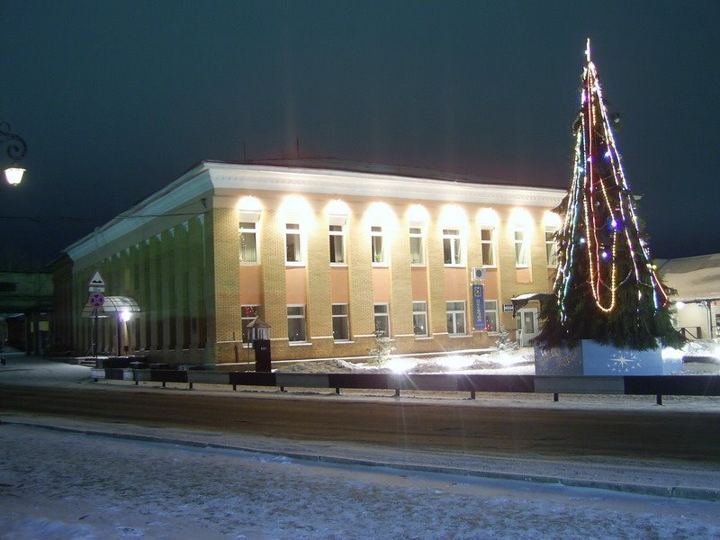 Новая проходная Кировский завод, Елка