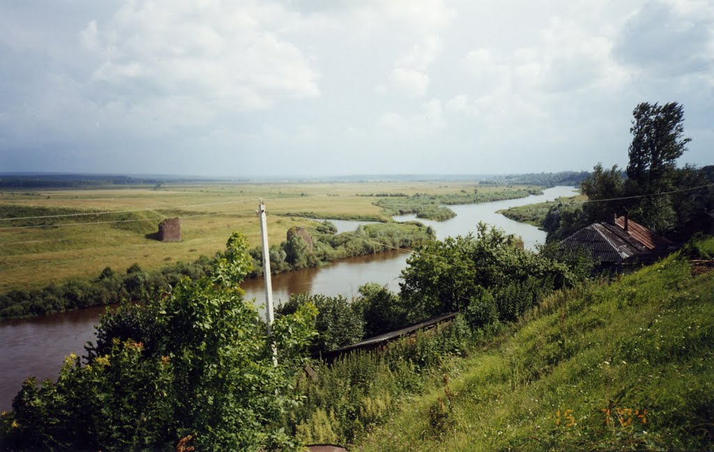 Козельск, река Жиздра. м