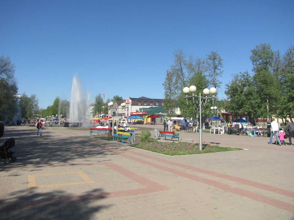 Людиново- фонтан
