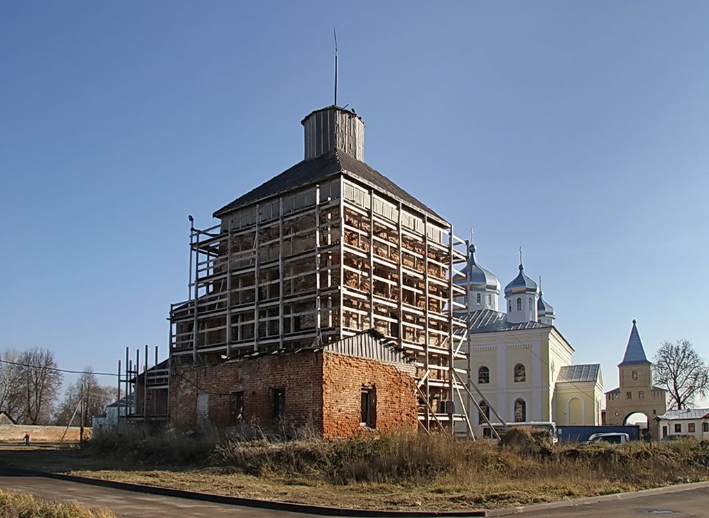 pos.Iskra. St. Georges Monastery. Church of St. George пос.Искра. Свято-Георгиевский монастырь. Церковь Георгия Победоносца