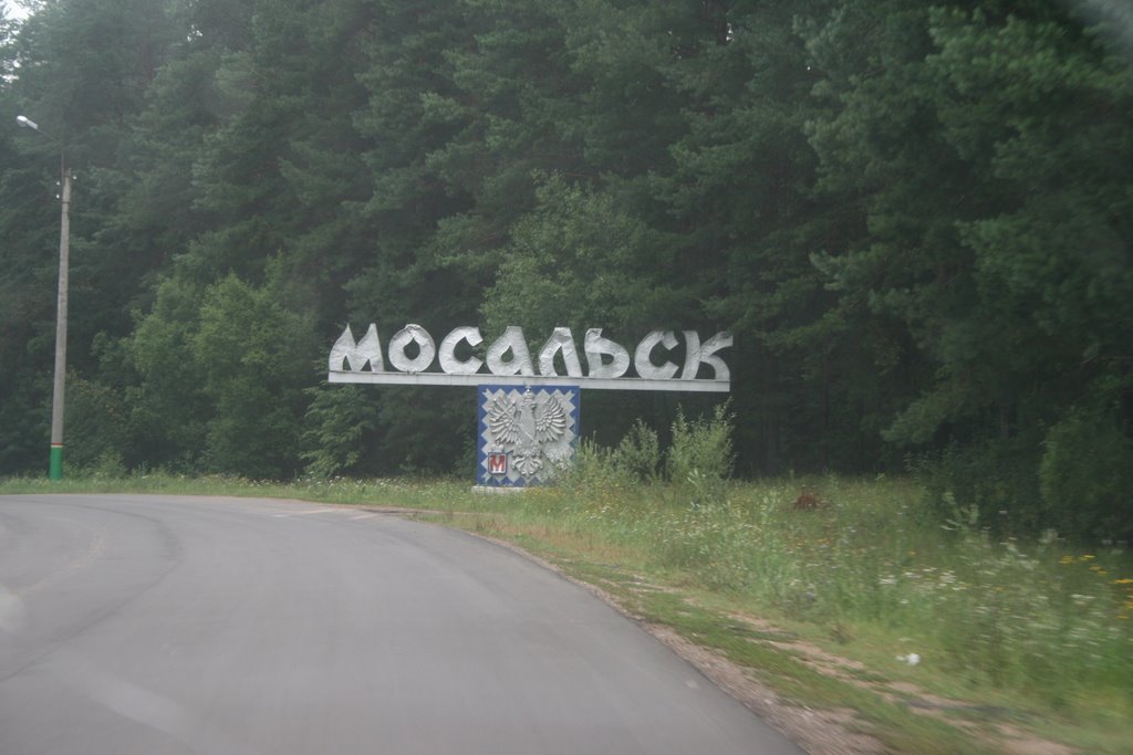 Въезд в Мосальск