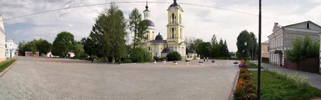 Центральная площадь Мосальска./Central square Mosalsk