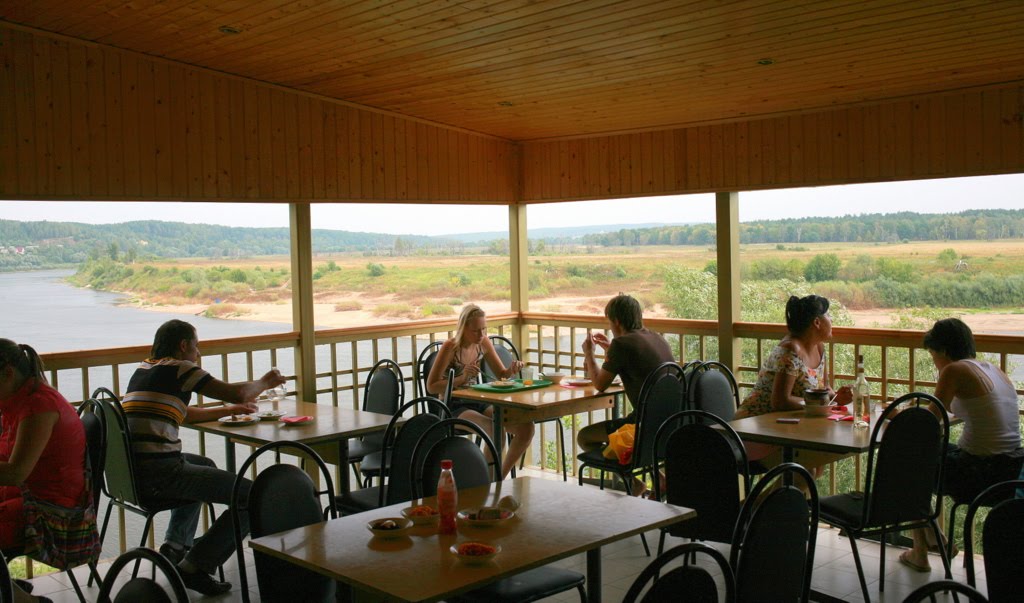Tarusa, Oka river below