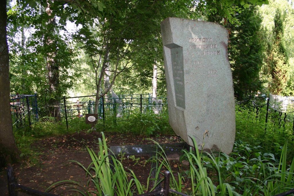 Tarusa, Graves of Ariadna Efron and Ada Federolf