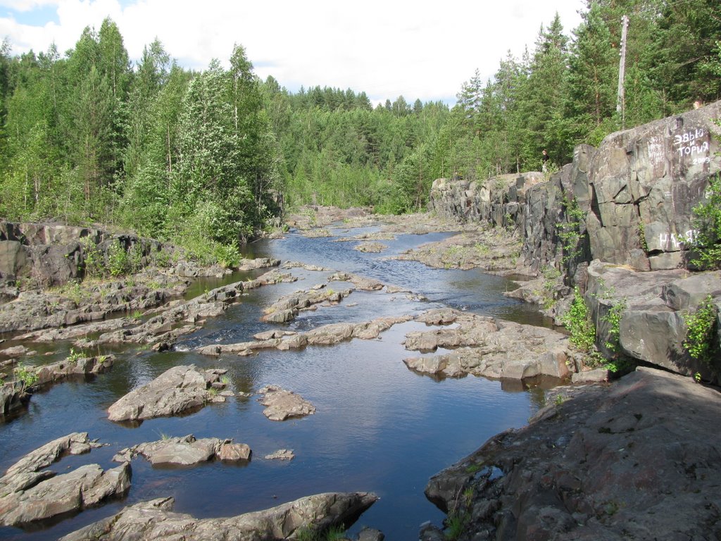 Гирвасский разрез каньона р.Суна.