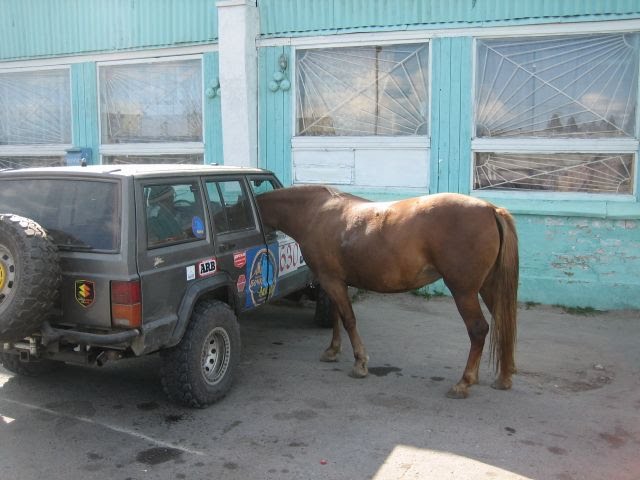 Попрошайка у магазина