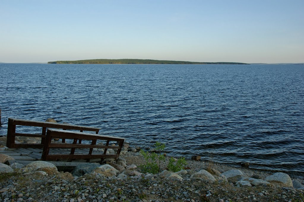 На берегу озера Среднее Куйто - On a shore of Srednee Kuyto lake