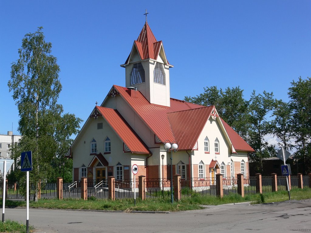 Кондопожская лютеранская Церковь Вознесения Христа.