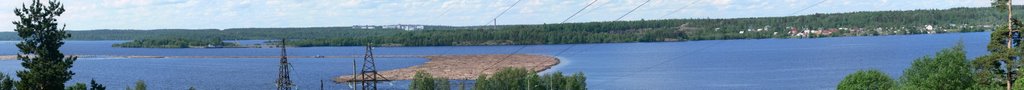 Кондопога. Панорама кондопожской губы.