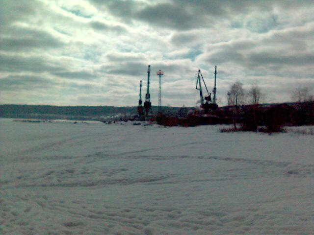 Медвежьегорск Речной порт 12,04,2009