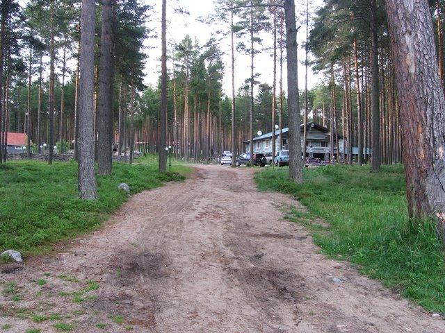 База отдыха, вид с берега