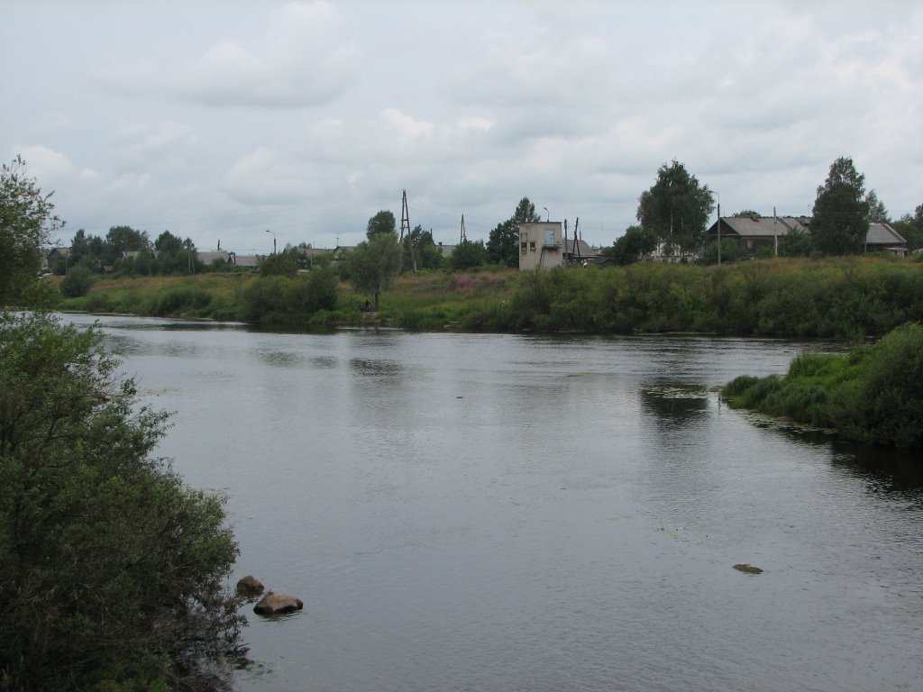 Олонец. Слияние рек Олонки и Мегреги (Olonka & Megrega rivers confluence in Olonets)