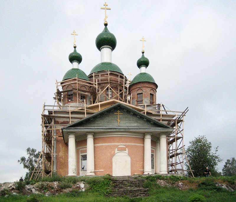 The orthodox cathedral of Olonets (Aunuksenkaupunki)