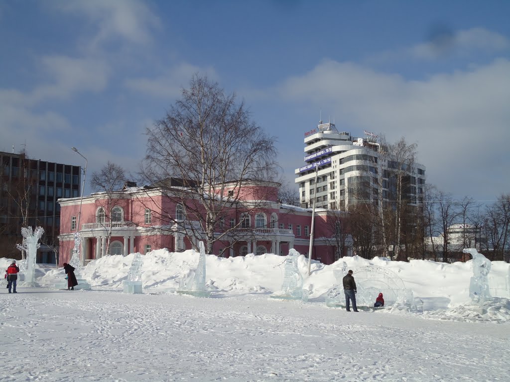 Выставка ледяных скульптур