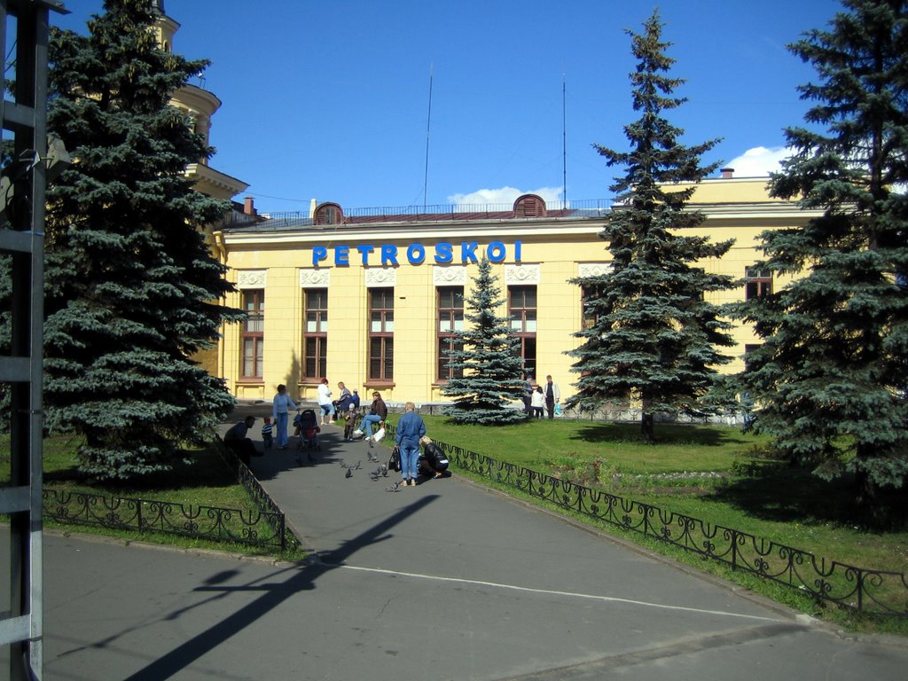 Petrozavodsk Station - View from Train Window
