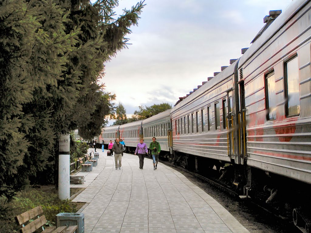 Карелия. Сортавала. Вокзал.