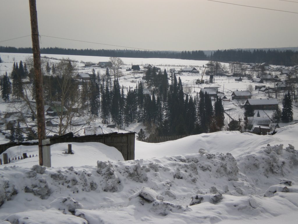 Барзас зимой