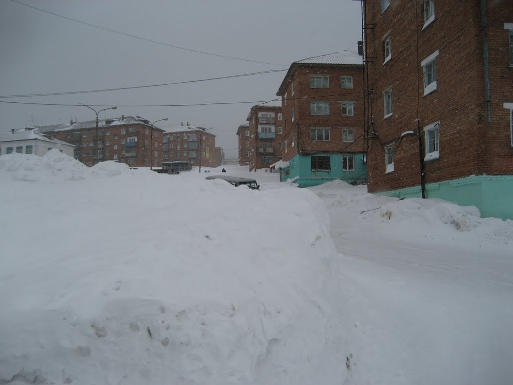 Белогорск в снегу. Зима 2011.