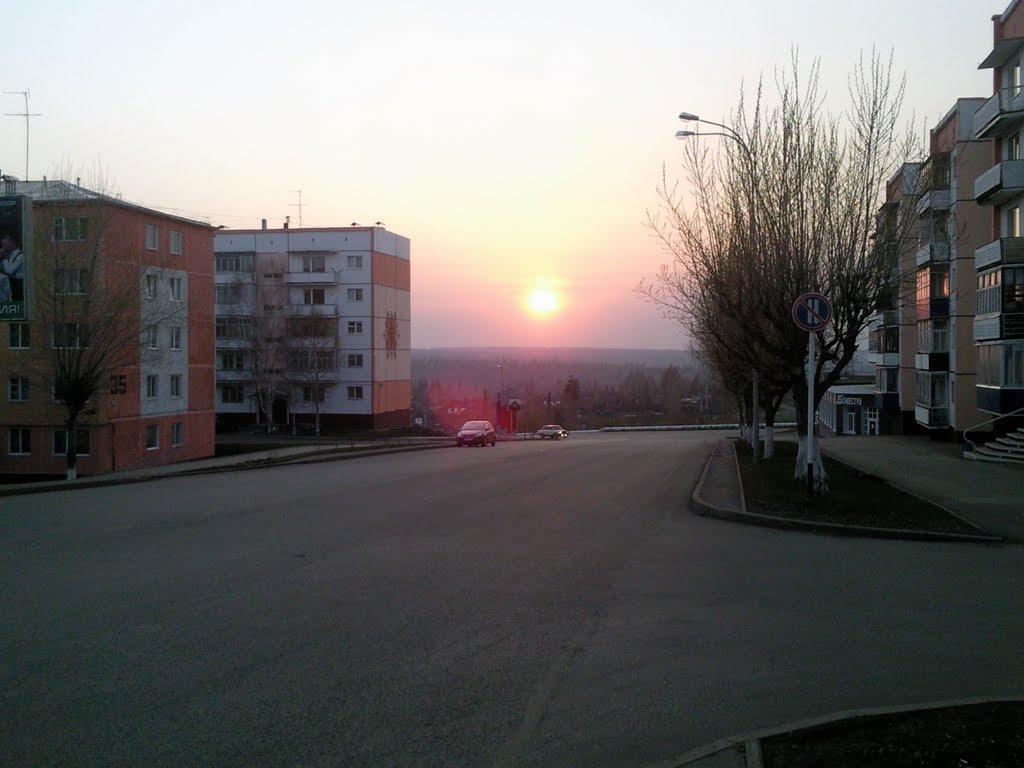 Берёзовский на закате
