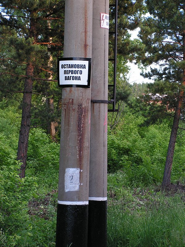 Остановка... первого вагона