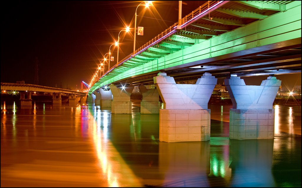 Кузнецкий мост - "подсветка выходного дня"