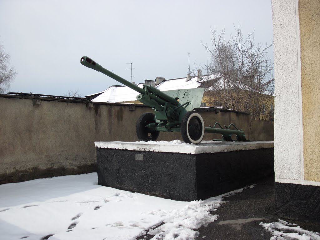 Орудие у военкомата