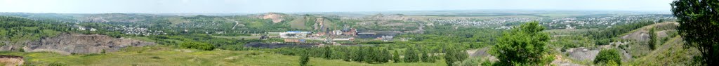 Панорама северной окраины Киселевска