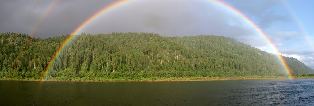 Зеленогорск. Радуга над Томью.