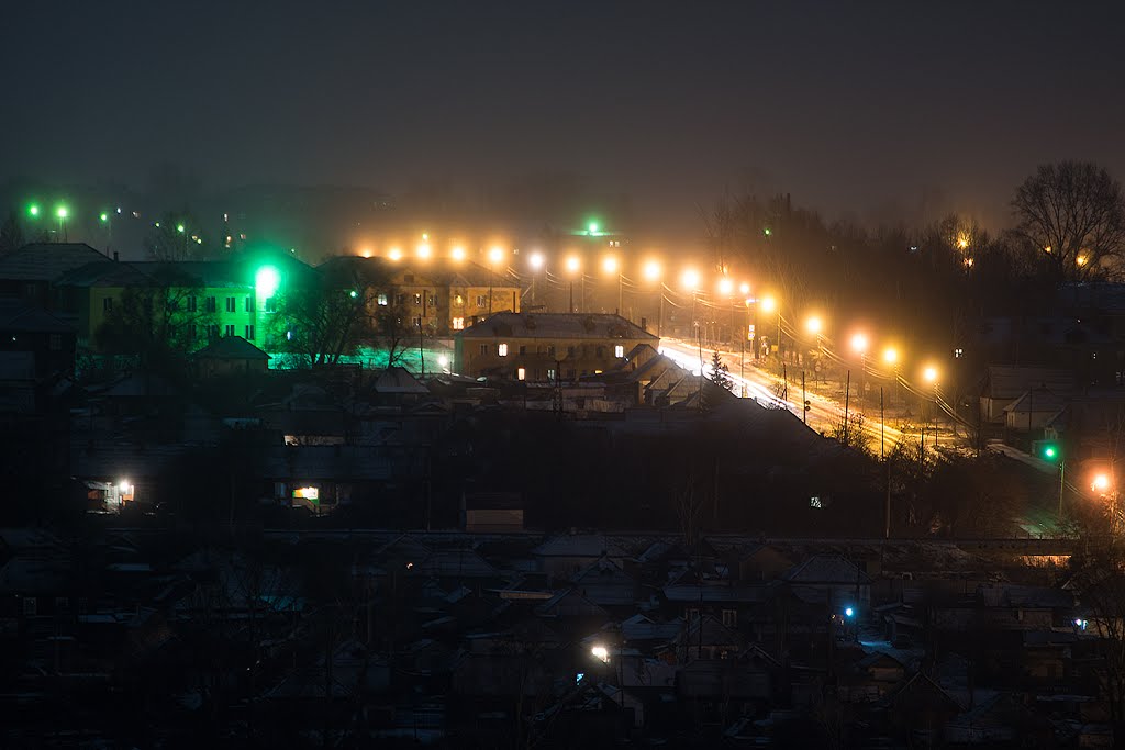 ул. Суворова ночью