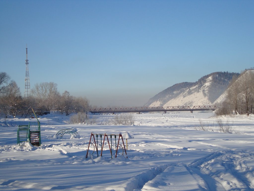 р.Уса зимой